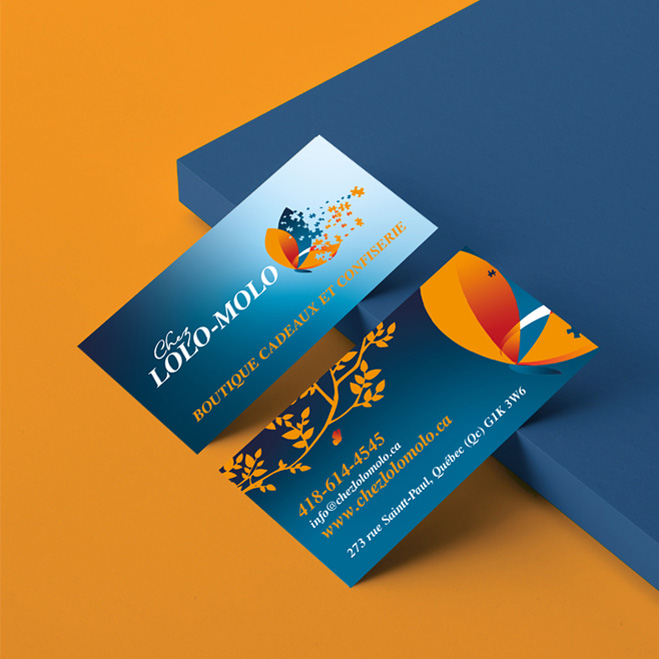 Carte professionnelle Chez Lolo-Molo