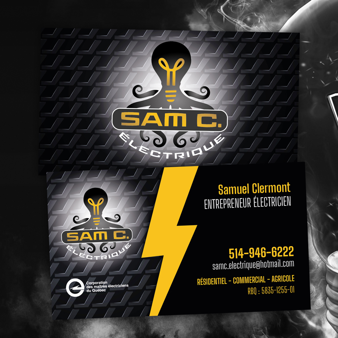 Carte professionnelle Samc C électrique