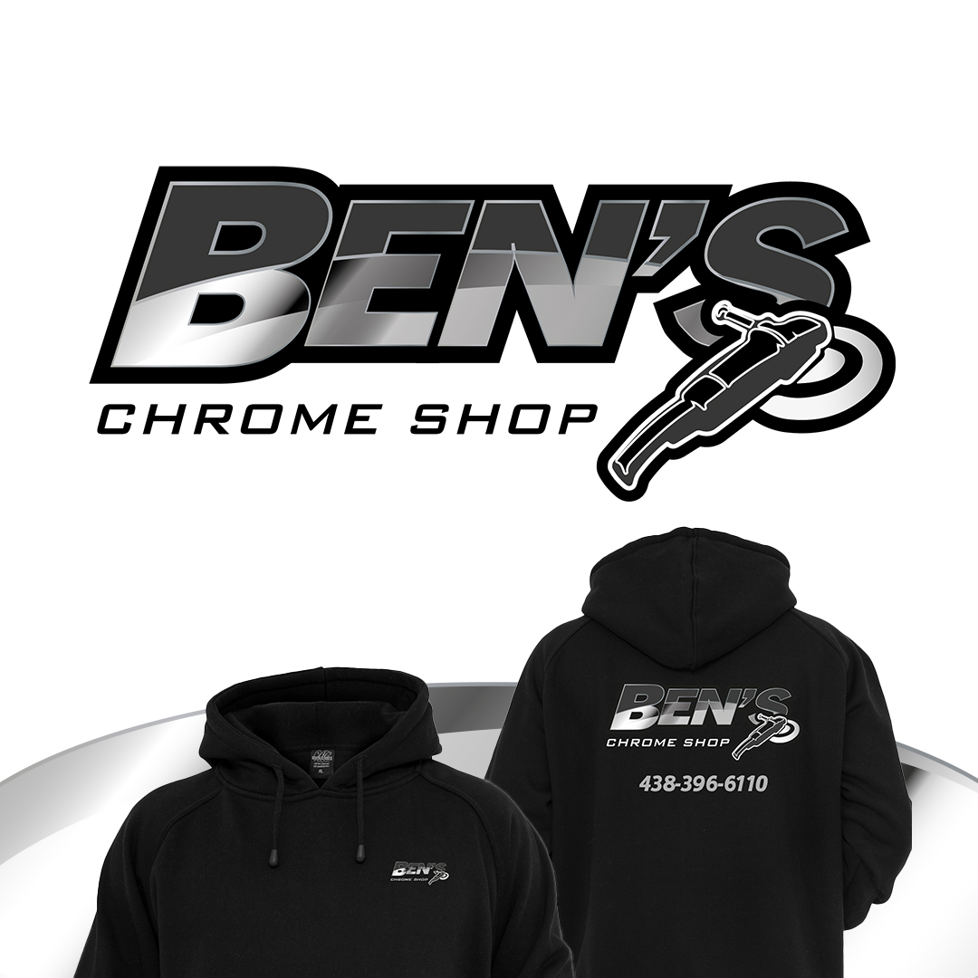 Logo Ben's Chrome Shop sur chandail