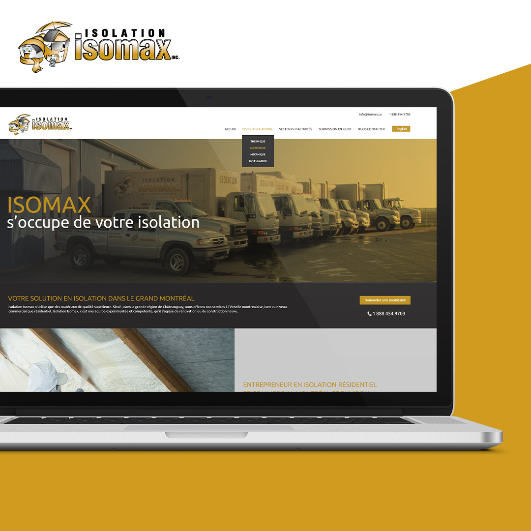 Lien vers https://www.isomax.ca/